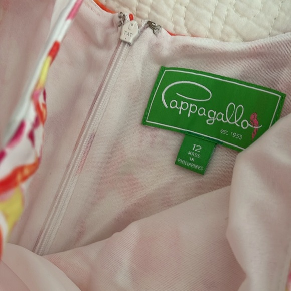 Pappagallo Cotton Flamingo Print Dress Sleeveless Womens 12  Pink Party Sundress - Picture 3 of 17